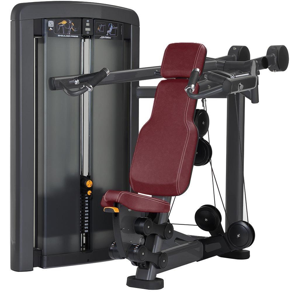 Түтікпен жүктелген Shoulder Press